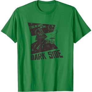 image:imageStar Wars Fathers Day Dark Side Coffee 1 Dad Chest Logo TShirtKelly Green