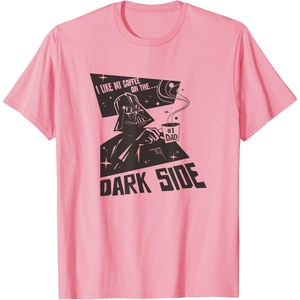 image:imageStar Wars Fathers Day Dark Side Coffee 1 Dad Chest Logo TShirtPink