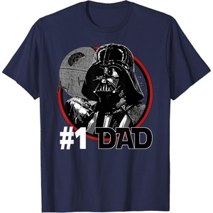 image:imageStar Wars Fathers Day Darth Vader 1 Dad C1 TShirtNavy Blue