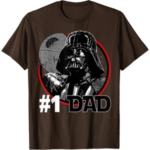 image:imageStar Wars Fathers Day Darth Vader 1 Dad TShirtBrown