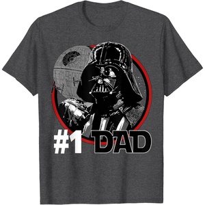 image:imageStar Wars Fathers Day Darth Vader 1 Dad TShirtDark Heather Grey