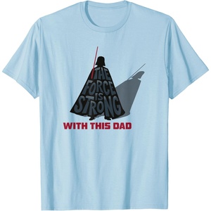 image:imageStar Wars Fathers Day Darth Vader Silhouette Strong Force TShirtBaby Blue