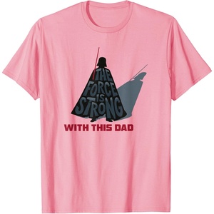 image:imageStar Wars Fathers Day Darth Vader Silhouette Strong Force TShirtPink