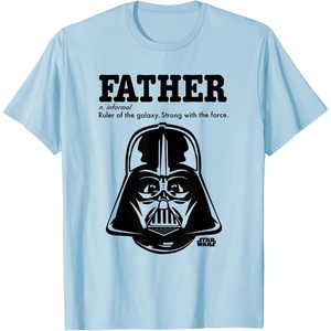 image:imageStar Wars Fathers Day Darth Vader Strong With The Force TShirtBaby Blue