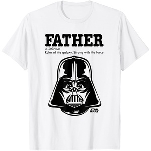 image:imageStar Wars Fathers Day Darth Vader Strong With The Force TShirtWhite