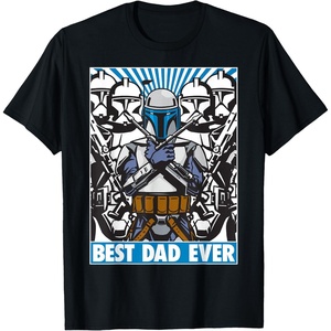 image:imageStar Wars Fathers Day Jango Fett Best Dad Ever TShirtBlack