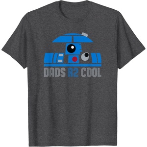 image:imageStar Wars Fathers Day R2D2 Dads R 2 Cool Pun TShirtDark Heather Grey