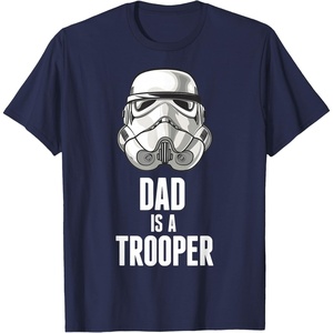 image:imageStar Wars Fathers Day Stormtrooper Dad Is A Trooper Vintage TShirtNavy Blue