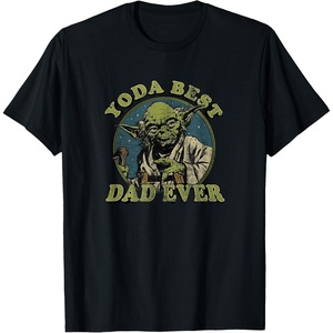 image:imageStar Wars Fathers Day Vintage Yoda Best Dad Ever TShirtBlack
