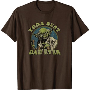 image:imageStar Wars Fathers Day Vintage Yoda Best Dad Ever TShirtBrown