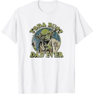 image:imageStar Wars Fathers Day Vintage Yoda Best Dad Ever TShirtWhite