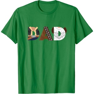 image:imageStar Wars Han Solo Chewbacca Leia Dad Fathers Day Birthday TShirtKelly Green