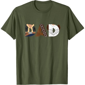 image:imageStar Wars Han Solo Chewbacca Leia Dad Fathers Day Birthday TShirtOlive Green