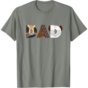 image:imageStar Wars Han Solo Chewbacca Leia Dad Fathers Day Birthday TShirtOlive Heather