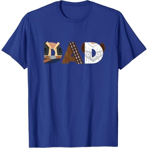 image:imageStar Wars Han Solo Chewbacca Leia Dad Fathers Day Birthday TShirtRoyal Blue