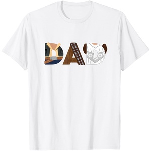 image:imageStar Wars Han Solo Chewbacca Leia Dad Fathers Day Birthday TShirtWhite