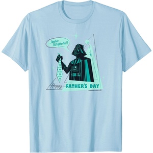 image:imageStar Wars Happy Fathers Day Darth Vader Another Tie Fighter TShirtBaby Blue