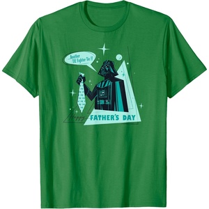 image:imageStar Wars Happy Fathers Day Darth Vader Another Tie Fighter TShirtKelly Green