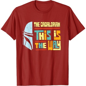 image:imageStar Wars The Dadalorian This is the Way Fathers Day Gift TShirtCranberry Red