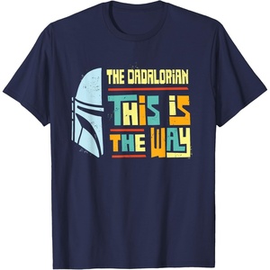 image:imageStar Wars The Dadalorian This is the Way Fathers Day Gift TShirtNavy Blue