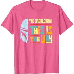image:imageStar Wars The Dadalorian This is the Way Fathers Day Gift TShirtPink Heather