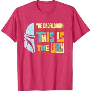 image:imageStar Wars The Dadalorian This is the Way Fathers Day Gift TShirtRed Heather
