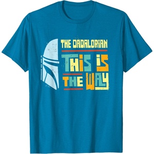image:imageStar Wars The Dadalorian This is the Way Fathers Day Gift TShirtSapphire Blue