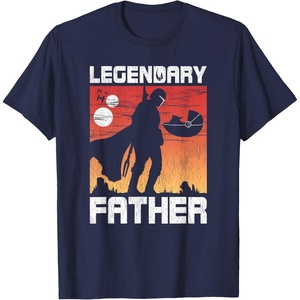 image:imageStar Wars The Mandalorian Fathers Day Legendary Father TShirtNavy Blue