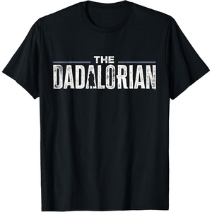 image:imageStar Wars The Mandalorian The Dadalorian Weathered Logo TShirtBlack