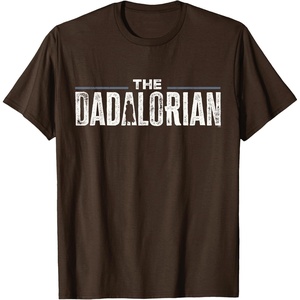 image:imageStar Wars The Mandalorian The Dadalorian Weathered Logo TShirtBrown