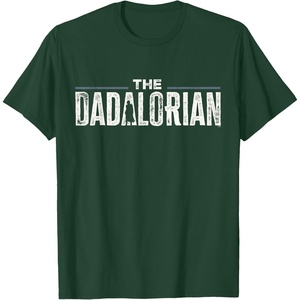 image:imageStar Wars The Mandalorian The Dadalorian Weathered Logo TShirtDark Green