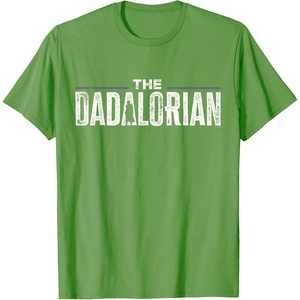 image:imageStar Wars The Mandalorian The Dadalorian Weathered Logo TShirtGrass Green