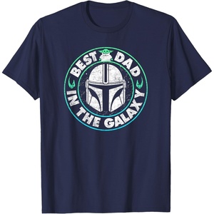 image:imageStar Wars The Mandalorian amp Grogu Fathers Day Best Dad TShirtNavy Blue