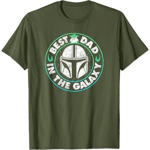 image:imageStar Wars The Mandalorian amp Grogu Fathers Day Best Dad TShirtOlive Green