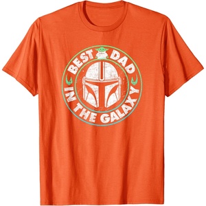 image:imageStar Wars The Mandalorian amp Grogu Fathers Day Best Dad TShirtOrange