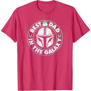 image:imageStar Wars The Mandalorian amp Grogu Fathers Day Best Dad TShirtRed Heather