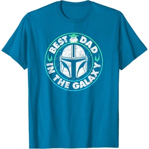 image:imageStar Wars The Mandalorian amp Grogu Fathers Day Best Dad TShirtSapphire Blue