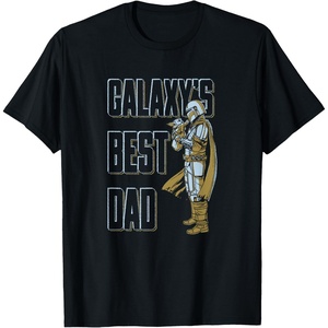 image:imageStar Wars The Mandalorian amp Grogu Fathers Day Galaxy Dad TShirtBlack