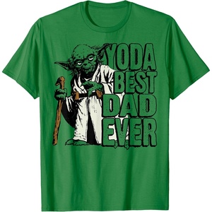 image:imageStar Wars Yoda Best Dad Ever Awesome Father Graphic TShirt TShirtKelly Green