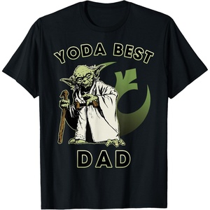 image:imageStar Wars Yoda Best Dad Rebel Logo TShirtBlack