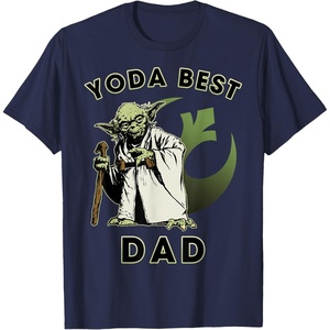 image:imageStar Wars Yoda Best Dad Rebel Logo TShirtNavy Blue