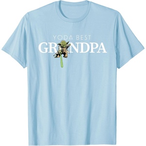 image:imageStar Wars Yoda Lightsaber Best Grandpa Birthday Fathers Day TShirtBaby Blue