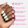 image:imageOlive amp June Instant Mani PressOn Nails Glue  Star Wars The Mandalorian amp Grogu  42 Fake Nails 21 Sizes  NonToxic LongLasting Up to 14 Days  Extra Short Round  Nom Nom Orange ChromeGrogu Green Velvet