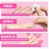 image:imageOlive amp June Instant Mani PressOn Nails Glue  Star Wars The Mandalorian amp Grogu  42 Fake Nails 21 Sizes  NonToxic LongLasting Up to 14 Days  Extra Short Round  Nom Nom Orange ChromeBlue Chrome Grogu
