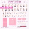 image:imageOlive amp June Instant Mani PressOn Nails Glue  Star Wars The Mandalorian amp Grogu  42 Fake Nails 21 Sizes  NonToxic LongLasting Up to 14 Days  Extra Short Round  Nom Nom Orange ChromeNom Nom Orange Chrome