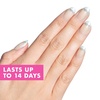 image:imageOlive amp June Instant Mani PressOn Nails Glue  Star Wars The Mandalorian amp Grogu  42 Fake Nails 21 Sizes  NonToxic LongLasting Up to 14 Days  Extra Short Round  Nom Nom Orange ChromeBlue Chrome Grogu