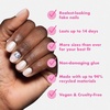 image:imageOlive amp June Instant Mani PressOn Nails Glue  Star Wars The Mandalorian amp Grogu  42 Fake Nails 21 Sizes  NonToxic LongLasting Up to 14 Days  Extra Short Round  Nom Nom Orange ChromeNom Nom Orange Chrome