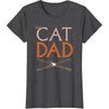 image:imageStar Wars Cat Dad Pet Parent Lightsabers TShirtDark Heather Grey