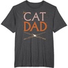 image:imageStar Wars Cat Dad Pet Parent Lightsabers TShirtDark Heather Grey