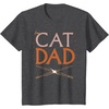 image:imageStar Wars Cat Dad Pet Parent Lightsabers TShirtDark Heather Grey